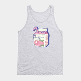 PEACH MILK kawaii korean cute pink pastel design shirt sticker Tank Top